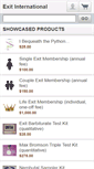 Mobile Screenshot of exitinternationalstore.com